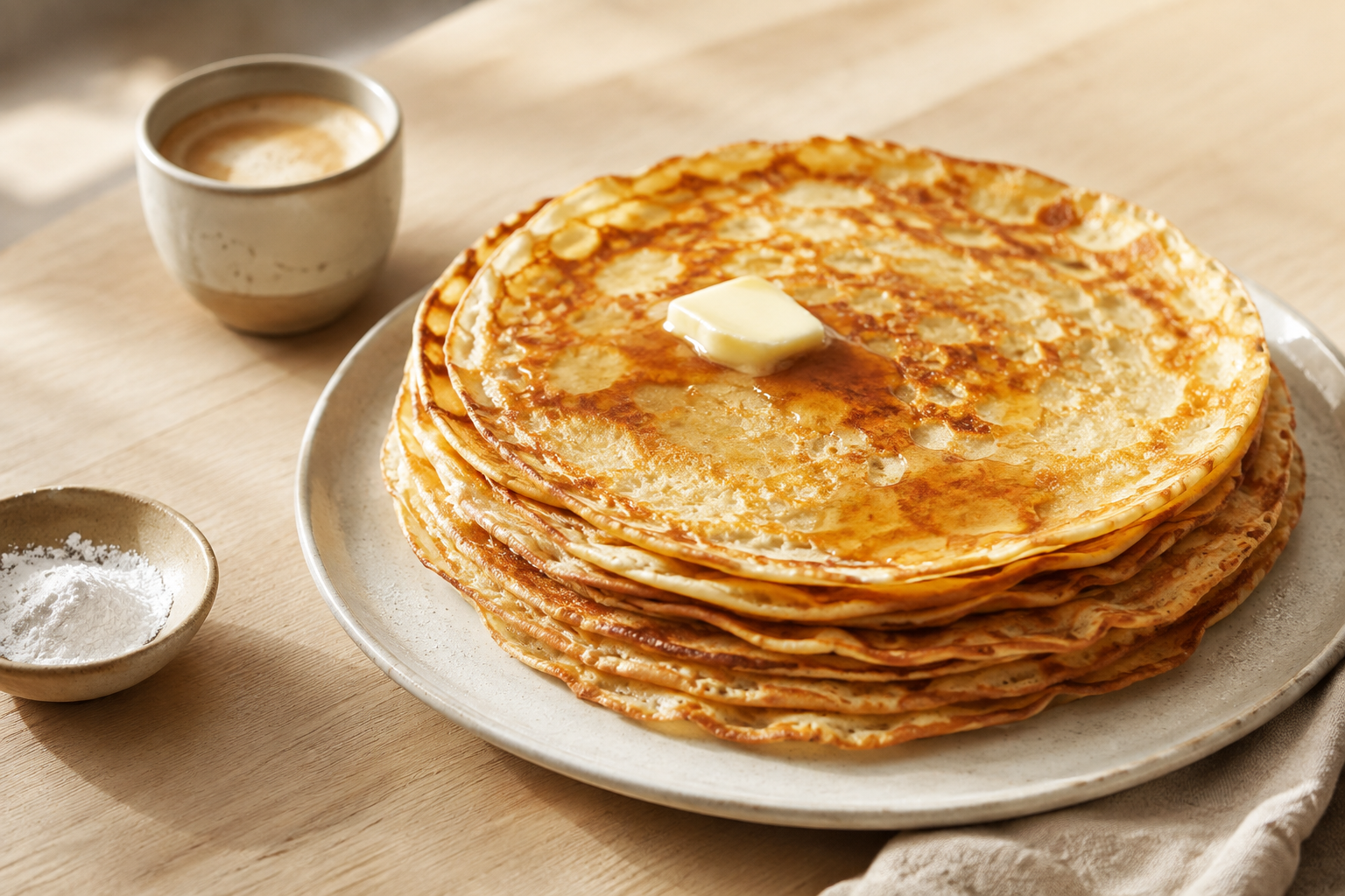 Klassieke Hollandse Pannenkoeken